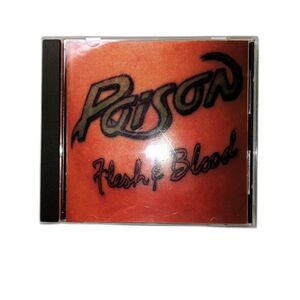 POISON Flesh and Blood CD 1990 Capitol Records 077779181322